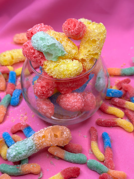 Freeze Dried Sour Gummy Worms