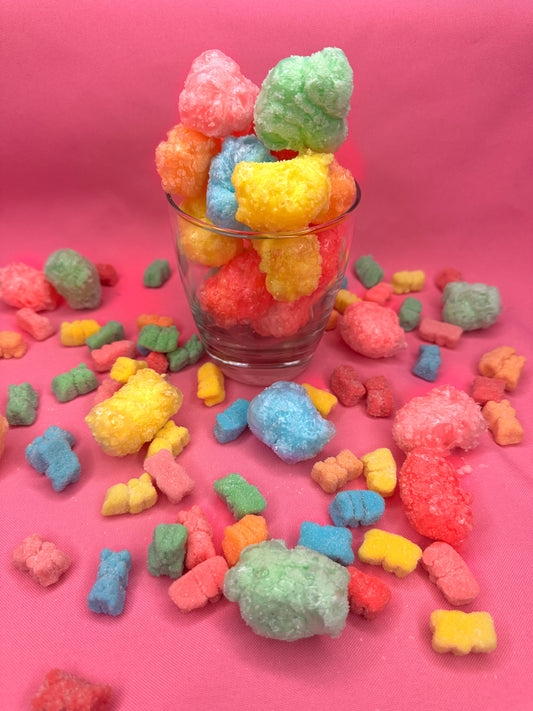 Freeze Dried Sour Neon Gummy Bears